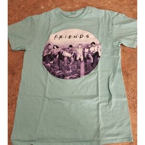 Womens T Shirt From Friends Series Light Blue Small 34/36